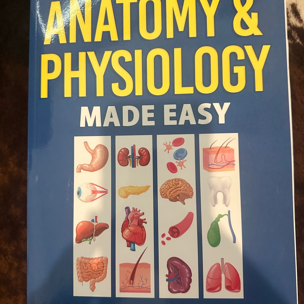 Anatomy & Physiology Made Easy Book - Blue Cover